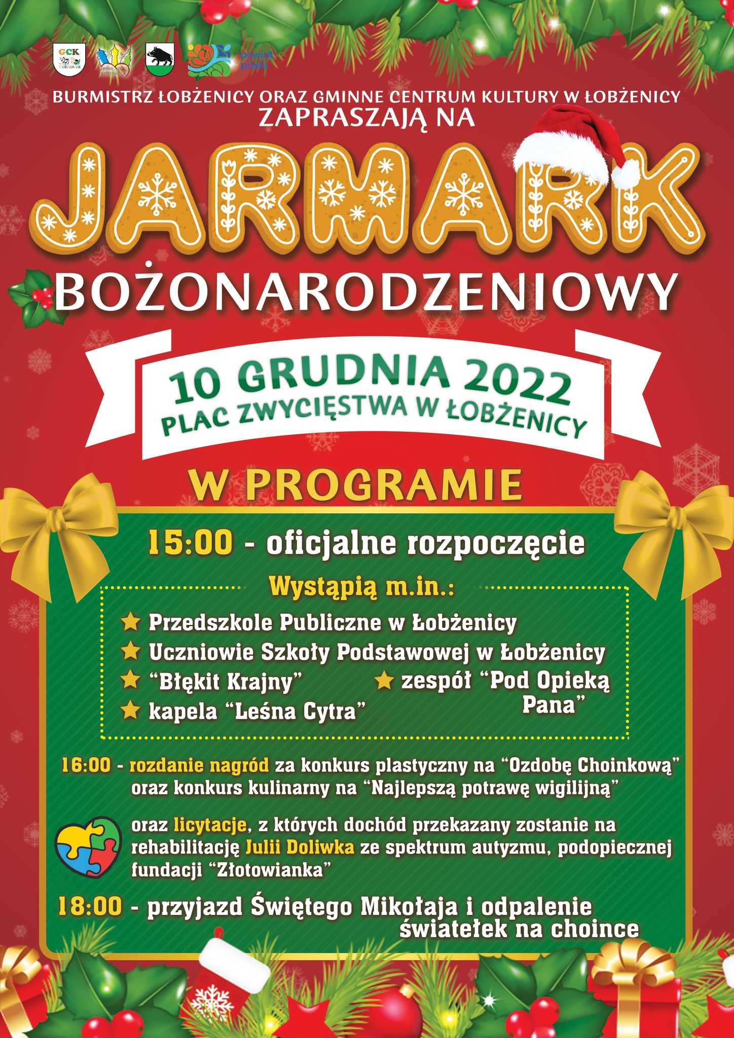 Jarmark Bożonarodzeniowy w Łobżenicy 2022