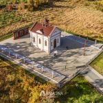 Widok na cmentarz z lotu ptaka