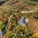 Widok na cmentarz z lotu ptaka
