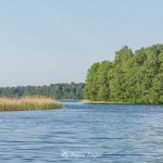 Plaża w Kujankach nad jeziorem Borówno
