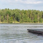 Plaża w Kujankach nad jeziorem Borówno