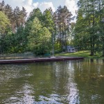 Plaża w Kujankach nad jeziorem Borówno