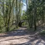 Zerwany most nad Gwdą
