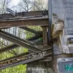 Zerwany most nad Gwdą
