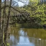 Zerwany most nad Gwdą