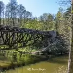 Zerwany most nad Gwdą