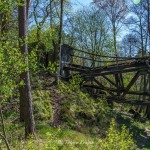 Zerwany most nad Gwdą