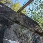 Zerwany most nad Gwdą