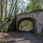 Zerwany most nad Gwdą